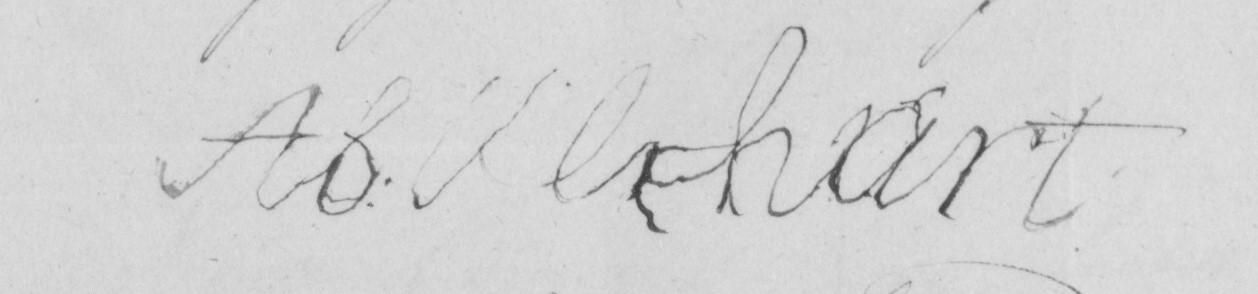 Afb. 2 - handtekening Abraham Verhart 1714-1783.